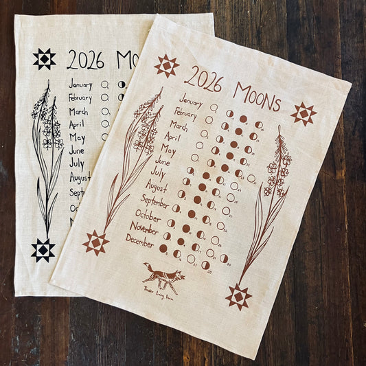 2026 Linen Moon Phase Calendar