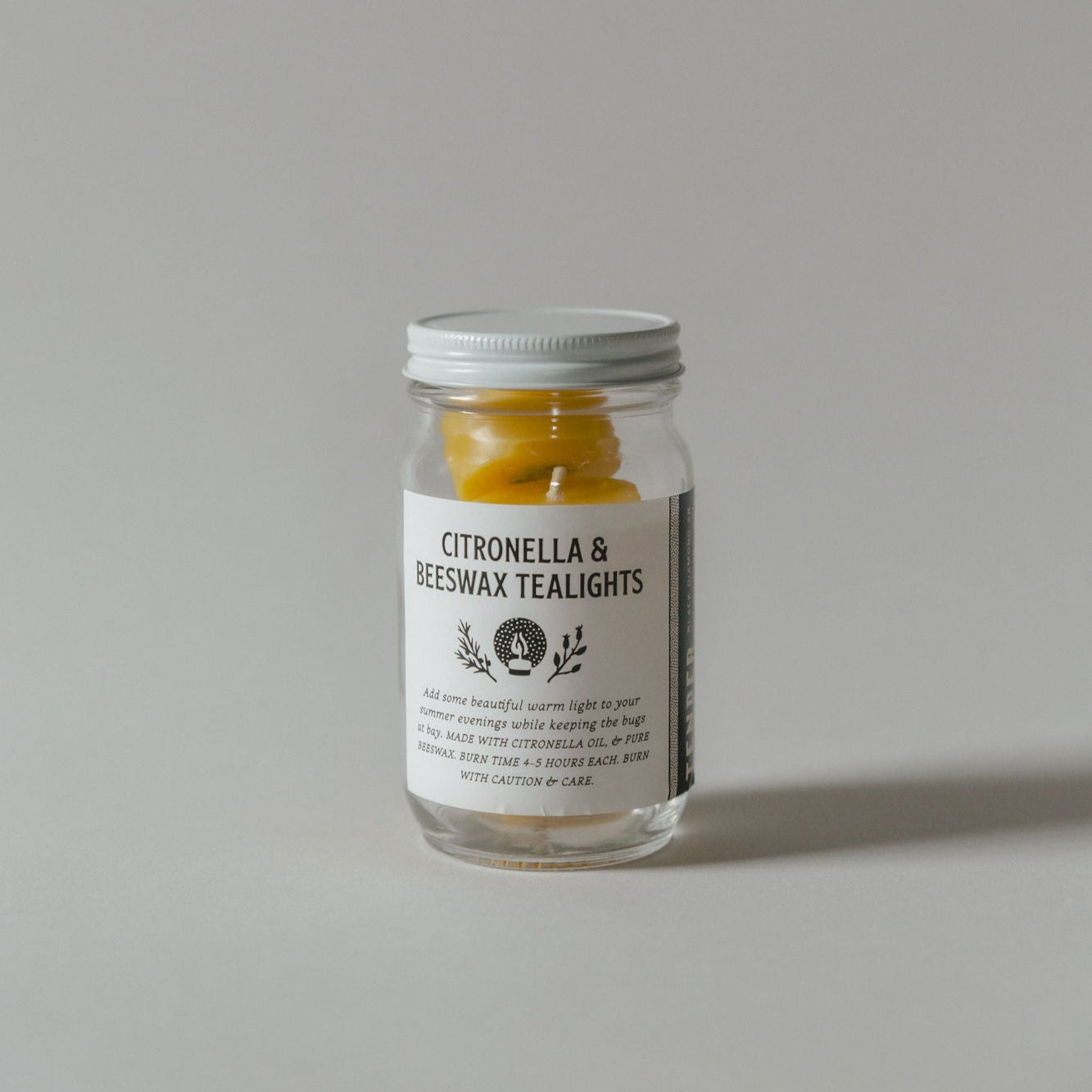 Citronella & Beeswax tea lights