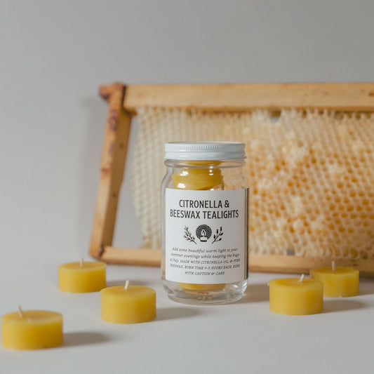 Citronella & Beeswax tea lights