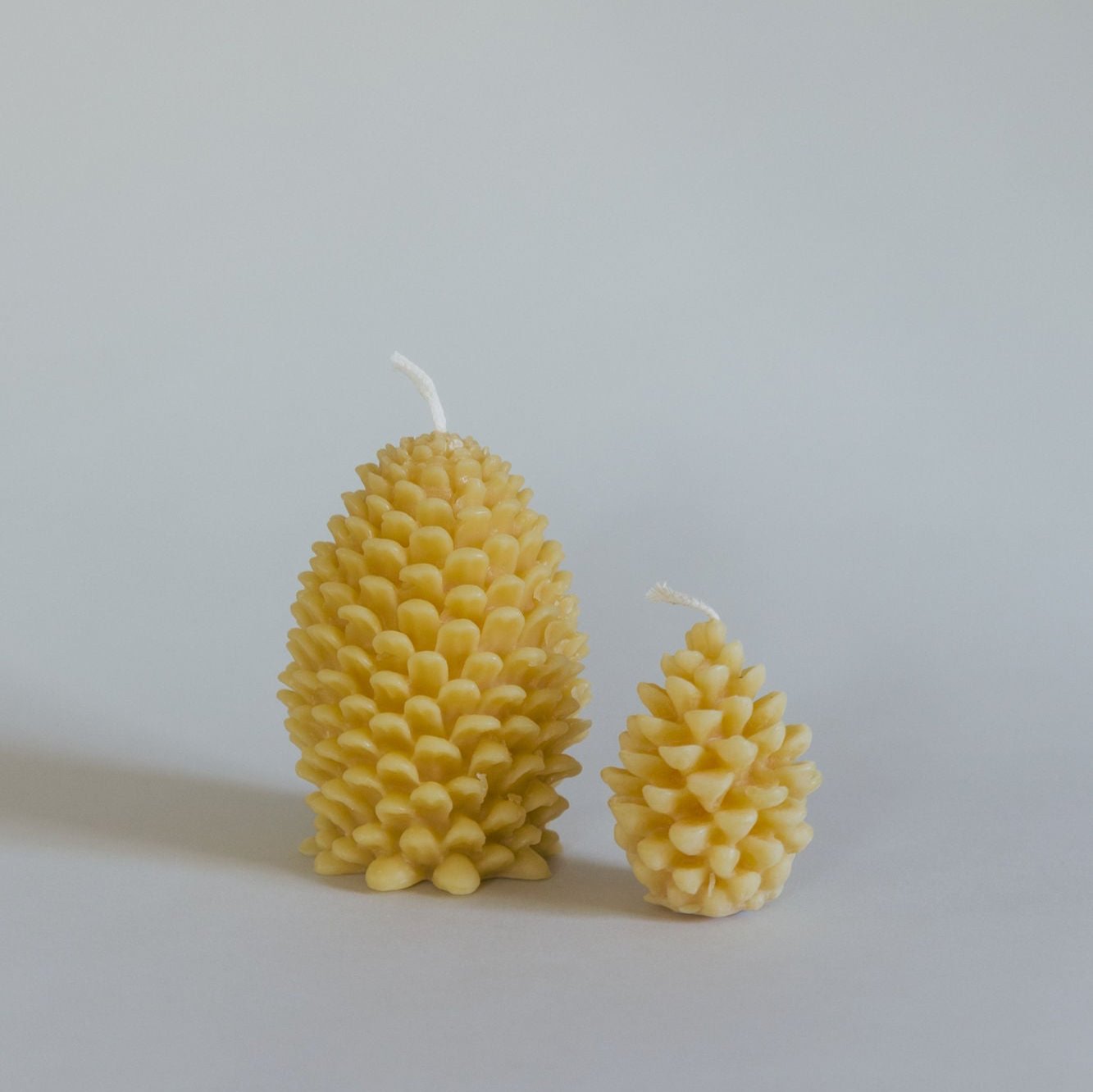 Beeswax Pine Cone Candle