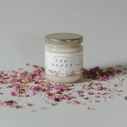 Wild Rose Infused Honey